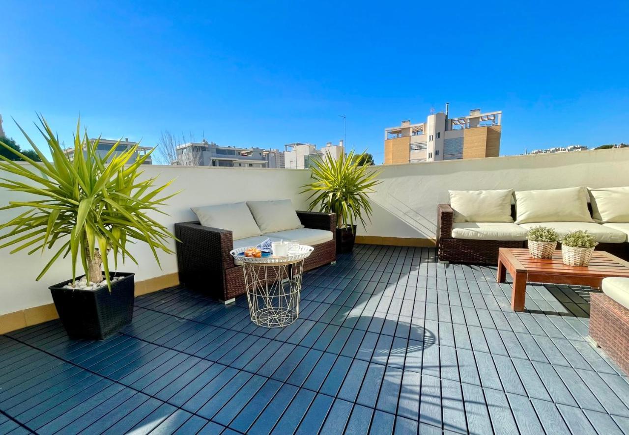 Gran terraza Muchavista San Juan Alicante El Campello Exterior foto