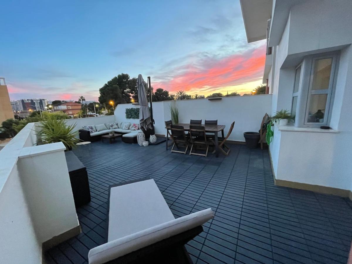 Gran terraza Muchavista San Juan Alicante El Campello Exterior foto