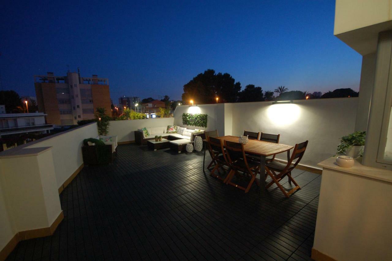 Gran terraza Muchavista San Juan Alicante El Campello Exterior foto