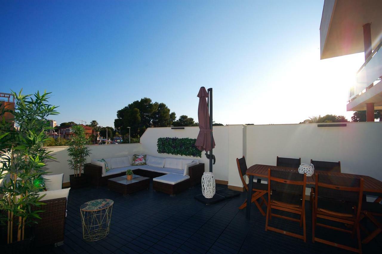 Gran terraza Muchavista San Juan Alicante El Campello Exterior foto